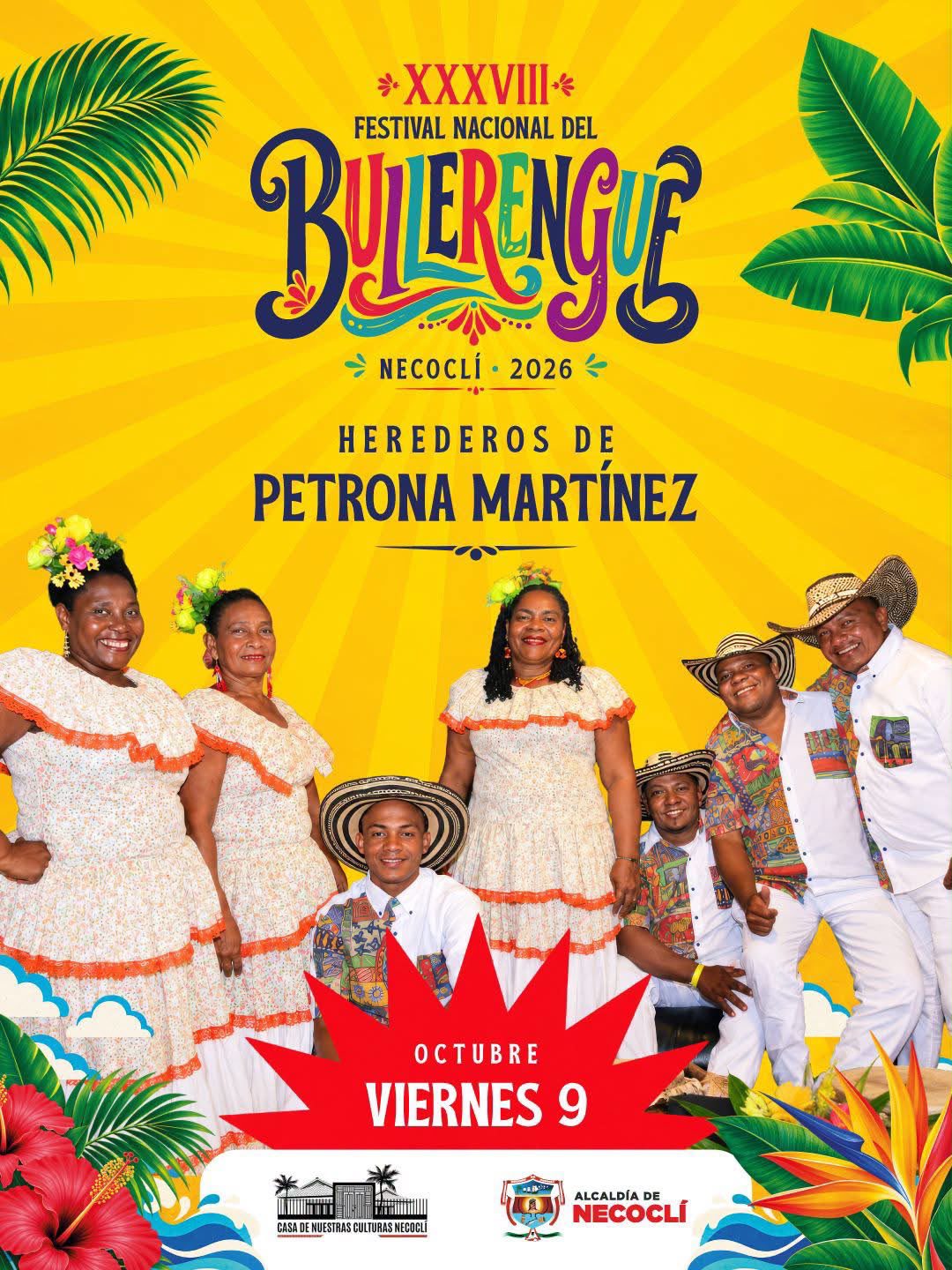 Festival Nacional de Bullerengue, Necocli 2026